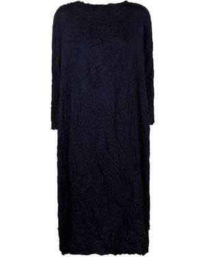 Daniela Gregis Crinckled midi dress - Blau