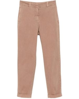 Peserico Turn-Up Cuff Pants - White