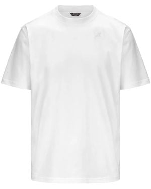 K-Way Solo Logo-Embroidered Short-Sleeve T-Shirt - White