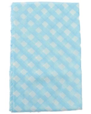 Faliero Sarti Pashmina a cuadros - Azul