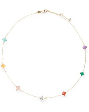 Roberto Coin Princess Flower Halskette Mit Schmuckstein - Natur