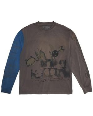 Travis Scott X Fragment X Takashi Murakami Long-Sleeve T-Shirt - Grey