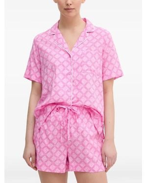 DKNY Logo-Print Pyjamas - Pink