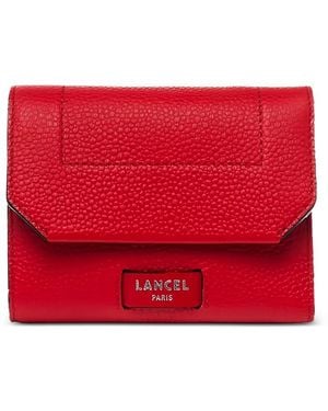 Lancel Ninon Compact Wallet - Red