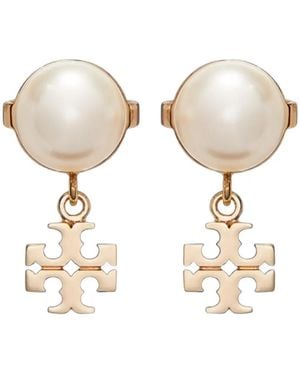 Tory Burch Petites Puces D'Oreilles Moondance - Natural