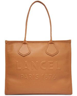 Lancel Jour De Grote Leren Shopper - Bruin