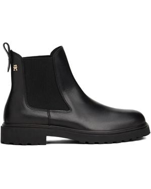 Tommy Hilfiger チェルシーブーツ - ブラック