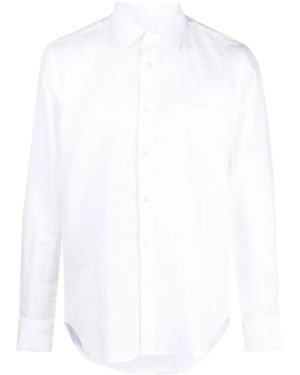 Aspesi Long-Sleeve Linen Shirt - White
