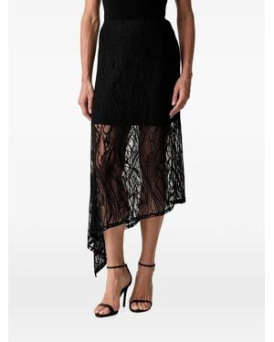 Guess Asymmetrischer Rock - Schwarz