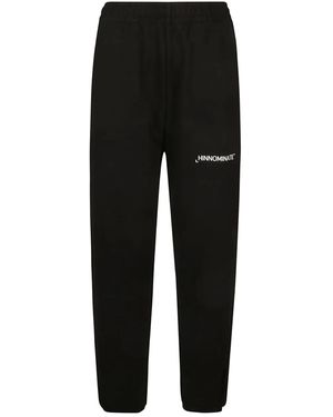 hinnominate ロゴ トラックパンツ - ブラック
