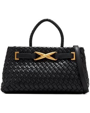 JW PEI ウーブンレザー ハンドバッグ - ブラック