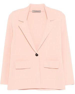 D.exterior Buttoned Pocket Blazer - Pink