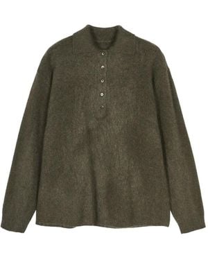 JNBY Polo-Collar Jumper - Green