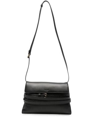Moschino Buckle-Detail Cross Body Bag - White