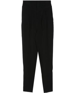 BITE STUDIOS Bundfaltenhose Mit Passe Am Bund - Schwarz