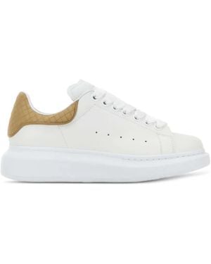 McQueen Leather Sneakers - White