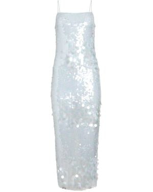 retroféte Robe Alana Mi-Longue - Blanc