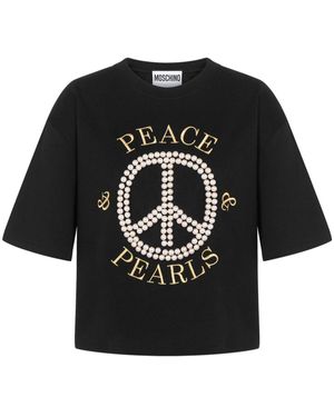 Moschino コットン Tシャツ - ブラック