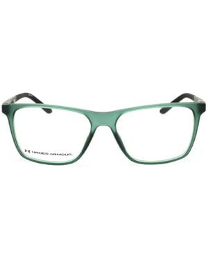 Under Armour Rectangle-Frame Glasses - Green