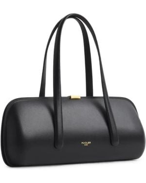 Mugler Sac Porté Épaule Aurora - Black