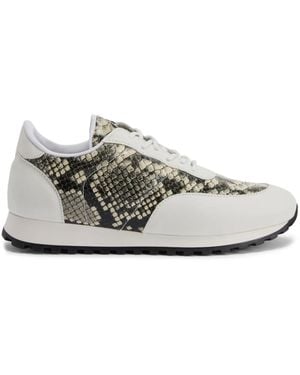 Giuseppe Zanotti Jimi Running Lace-Up Low-Top Trainers - White