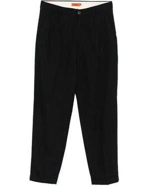 Barena Pleated Cuffed-Hem Pants - Black