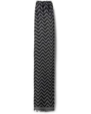 Missoni シェブロンパターン スカーフ - ホワイト