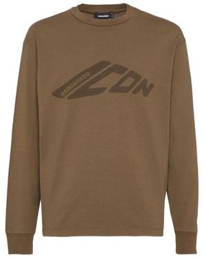 DSquared² Icon Sweatshirt - Brown