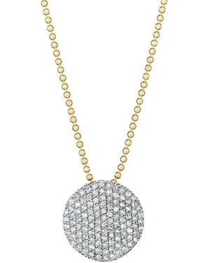 Phillips House 14K Large Infinity Diamond Necklace - White