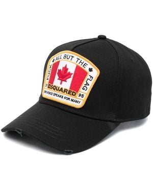 DSquared² Canadian Patch Baseball Cap Black
