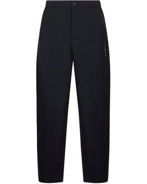 Marni Embroidered pocket trousers - Blau