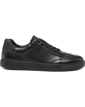 SERGIO MORETTI FIRENZE Baskets En Cuir À Empiècements - Black