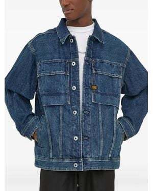G-Star Pocket-Detail Denim Jacket - Blue