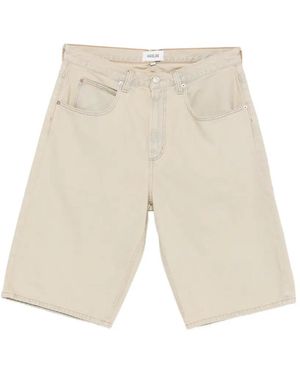 Agolde Fusion Denim Shorts - White