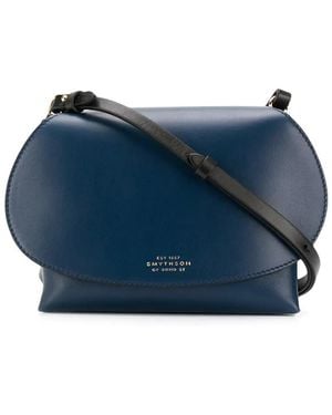 Smythson Pillow Crossbody Bag - Blue