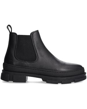 COPENHAGEN Elastic-Panelled Chelsea Boots - Black