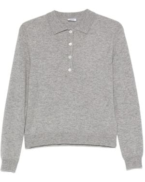 Aspesi Polo-Collar Sweater - Gray