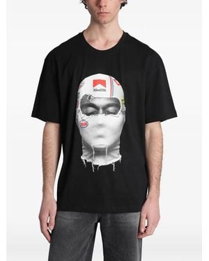 ih nom uh nit Graphic-Print Cotton T-Shirt - Black