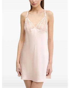 Chantelle Lace Strappy Nightdress - Pink