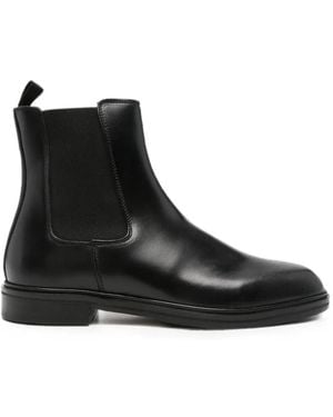 VINNY'S Elasticated-Side Panel Boots - Black