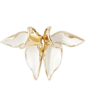 Erdem Broche Met Bloemknoop - Wit
