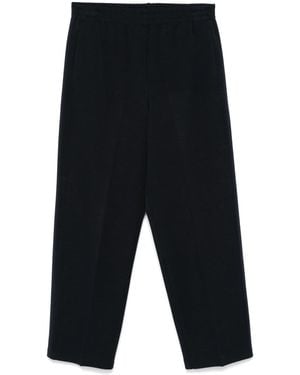 Seventy Knitted Straight-Leg Trousers - Blue