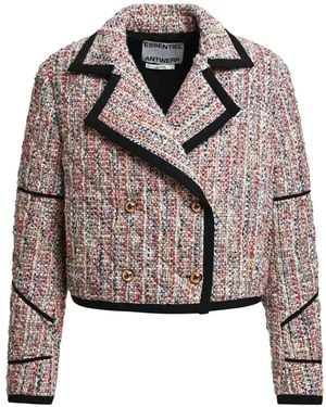 Essentiel Antwerp Kira1 Quilted Double-Breasted Jacket - Natural