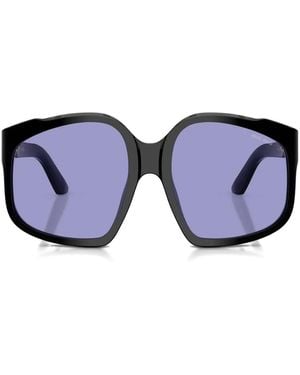 Miu Miu Oversized-Frame Sunglasses - Blue
