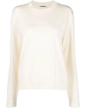 Jil Sander Roll-Neck Virgin Wool Jumper - White