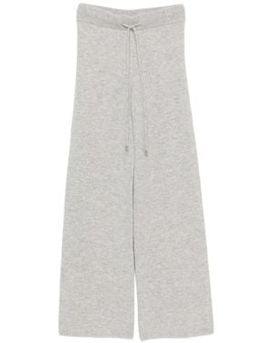 ERMANNO FIRENZE Drawstring-Waist Track Trousers - White
