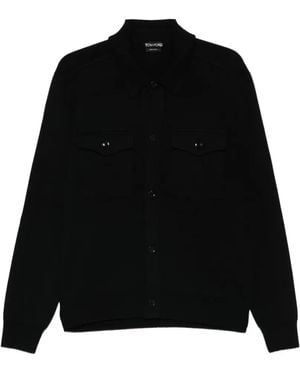 Tom Ford Patch Pocket Polo Shirt - Black