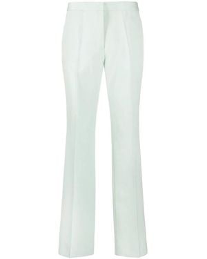 Jil Sander Pressed-Crease Tailored Trousers - White