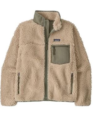 Patagonia Classic Retro-X Fleece Bomber Jacket - Natural