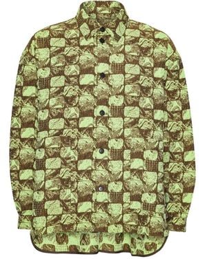 Henrik Vibskov Chequered Shirt - Green